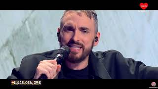 "J'tomberais pas" - Christophe Willem LIVE @ Télévie 2023 [BELGIQUE - RTL-TVI - 22/04/2023]