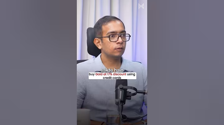 Buy GOLD At 17% Discount!😱😱 #kushallodha #ca #gold #creditcard