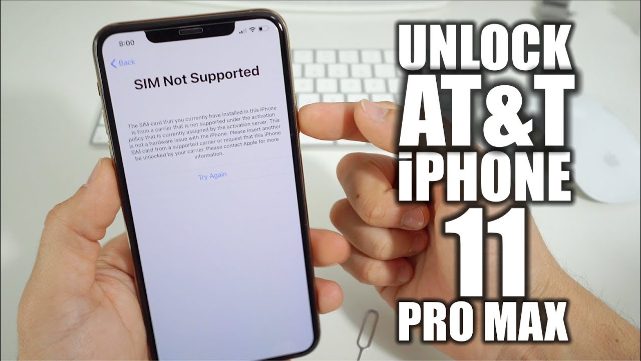 How To Unlock Iphone 11 Pro Max From At T To Any Carrier Youtube