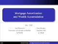 Mortgage amortization and wealth accumulation by asaf bernstein and peter koudijs