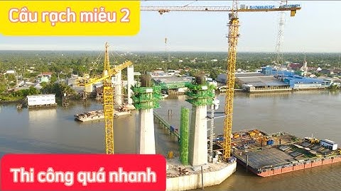 Tiến độ thần tốc trên cầu rạch miễu 2 26/12/2023