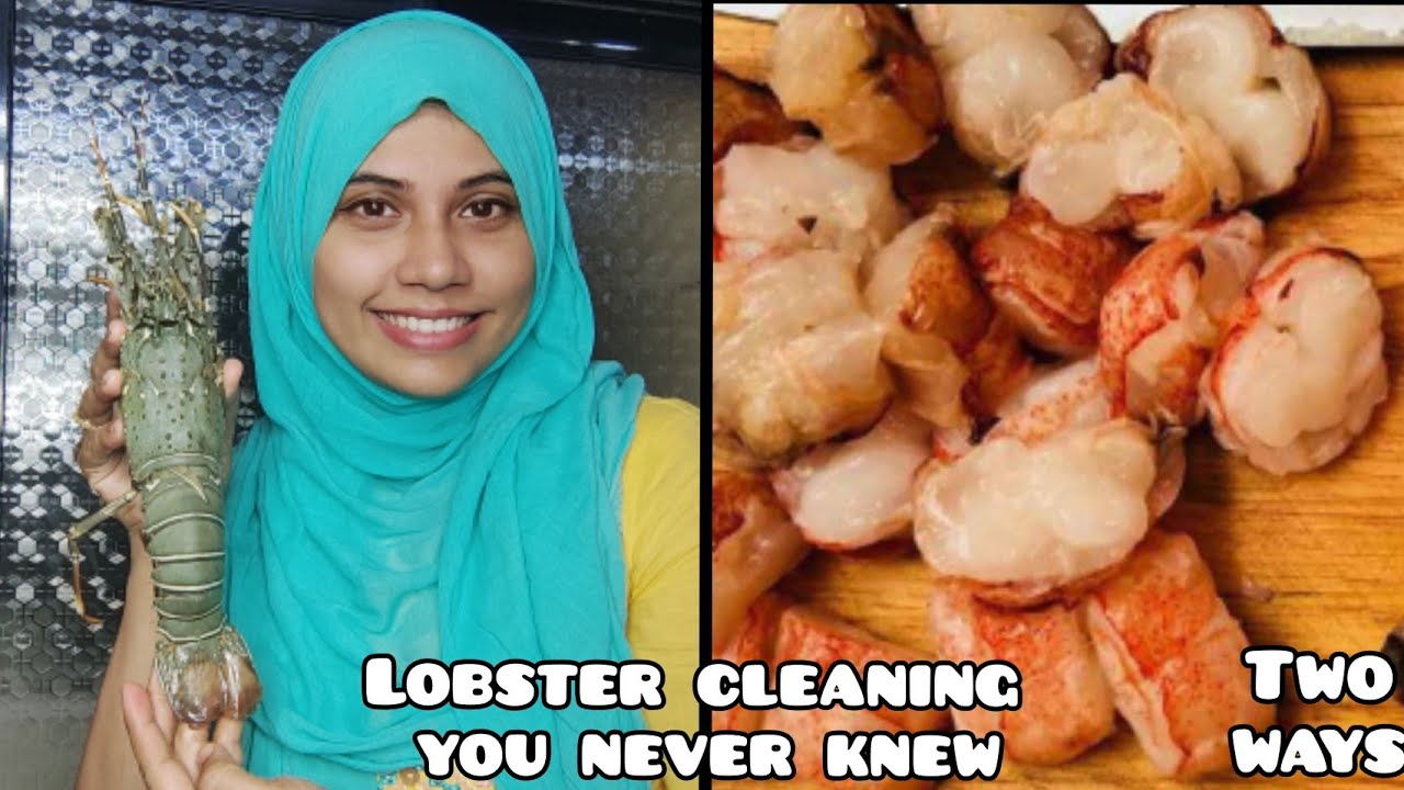 How to clean Lobsters Lobster Cleaning 2 Technique Easy way of