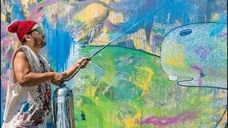 David Choe Painting Menlo Park Facebook Headquarters Podcast Money and Success Review