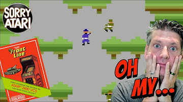 🕹️ Sorry Atari #95: Front Line for the Atari 2600 Reminds Me How We Suffered... 🕹️