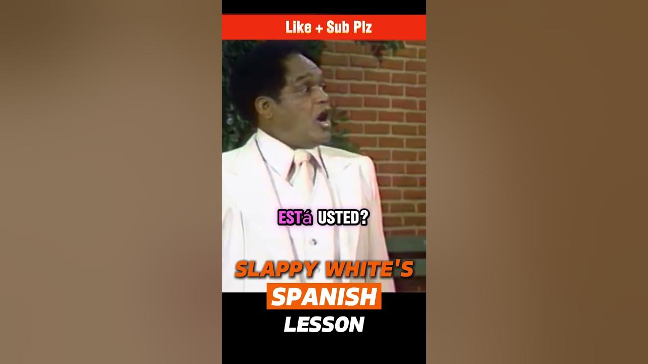 Slappy White’s FUNNIEST Spanish Lesson on Redd Foxx Show! 😂 #1970sComedy #blackhistory