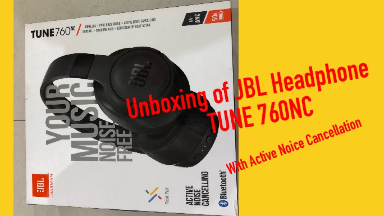Unboxing en español de los JBL Tune 760NC 
