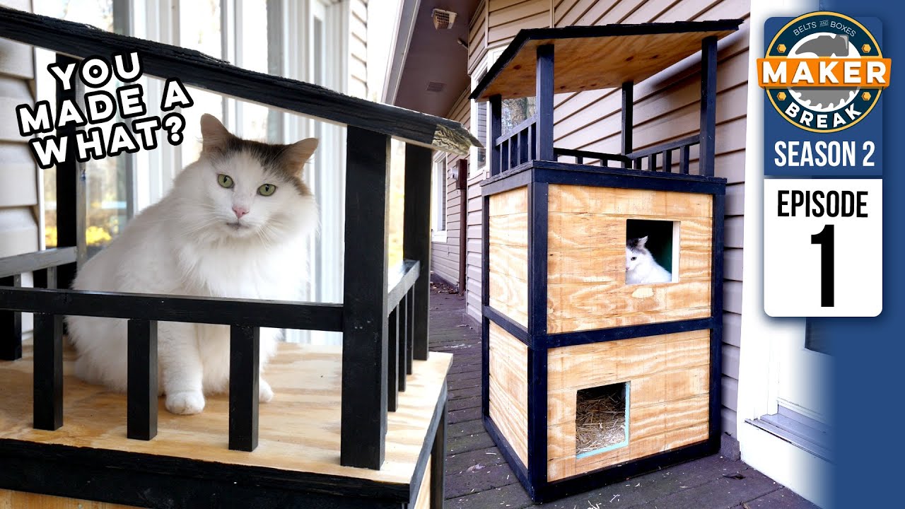 DIY Outdoor Cat Shelter 