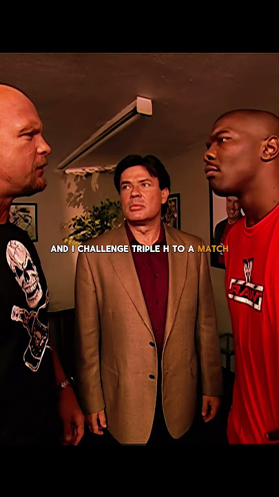 When SHELTON BENJAMIN DEFEATED TRIPLE H on his first night on WWE RAW