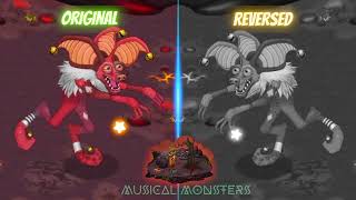 Hyehehe's sounds on Earth Island | Original vs Reversed version | My Singing monsters 3.9.2