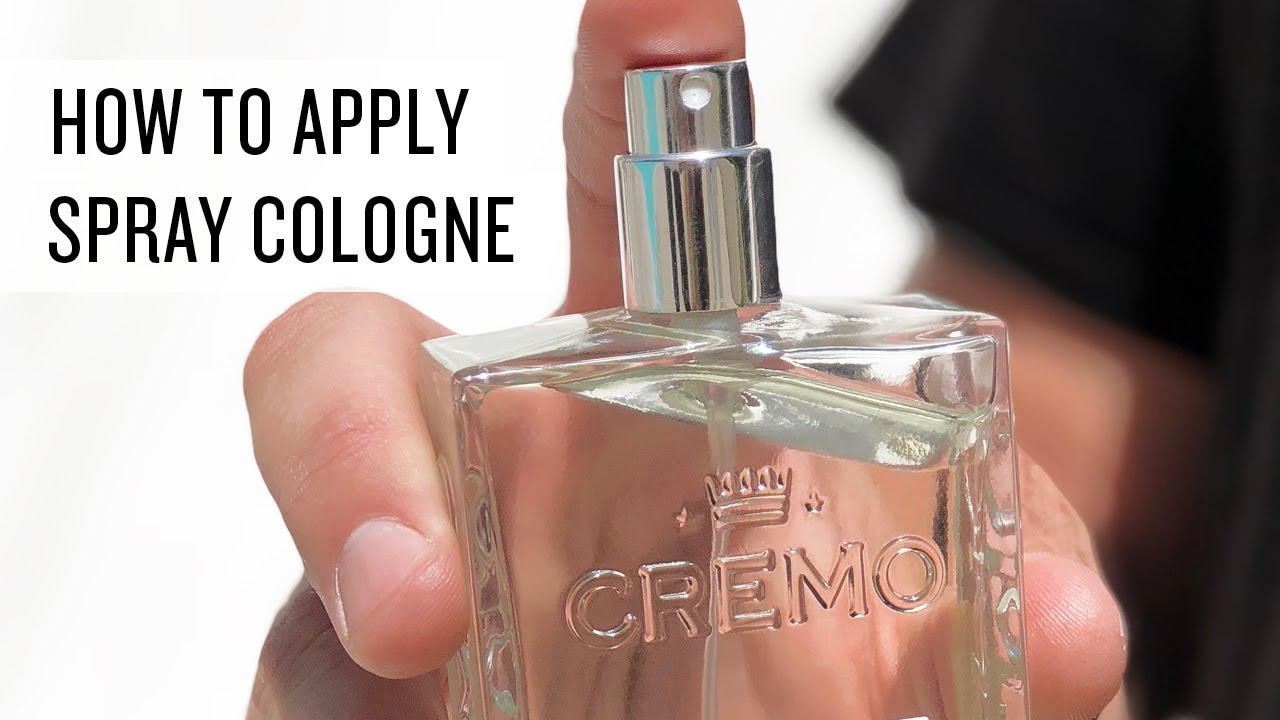 How to Apply Cologne the Right Way