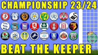Championship 2023/24 - Beat The Keeper Marble Race / Marble Race King