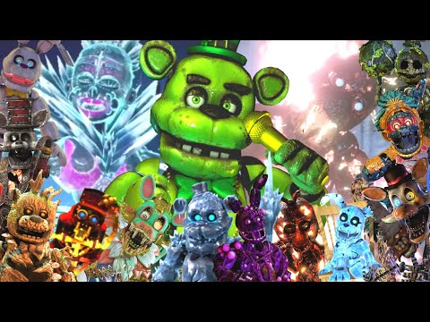 FNAF AR todas as skins e personagens - puzzle online