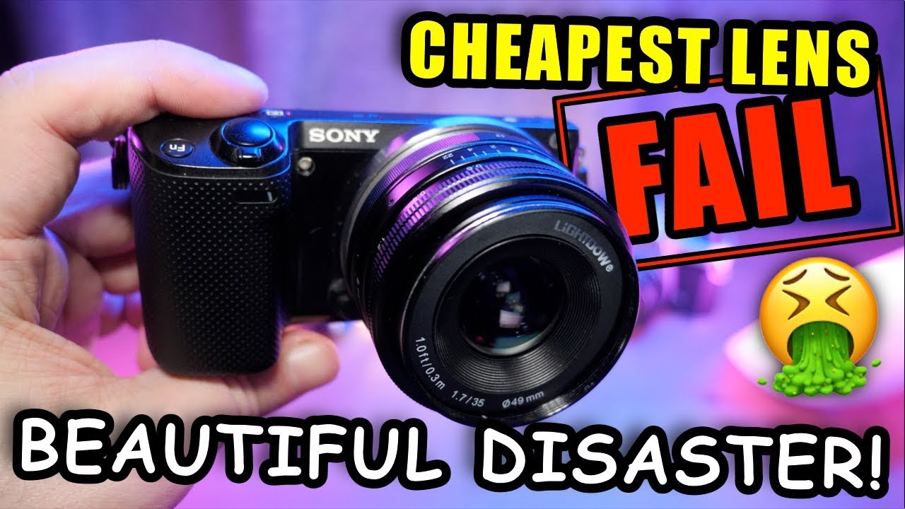 I Bought the cheapest Lens on Amazon! This is what I got! - YouTube