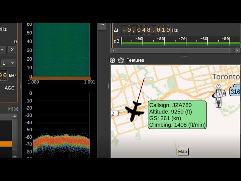 RTL-SDR for AIS & ADSB on SDRangel Local Map