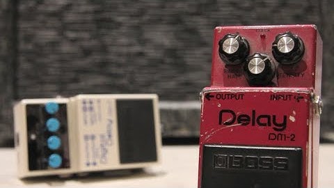 Boss DD7 (Analog Mode) vs Boss DM2