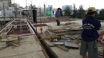 cốt pha sàn lợp tôn. nhận đóng tháo gỡ cốt pha gia ́ rẻ cho các công trình xây dựng  0905003914
