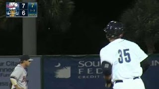 Aaron Judge hits his first homer for the RiverDogs