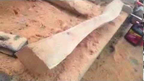 Making a cherry axe handle part 3