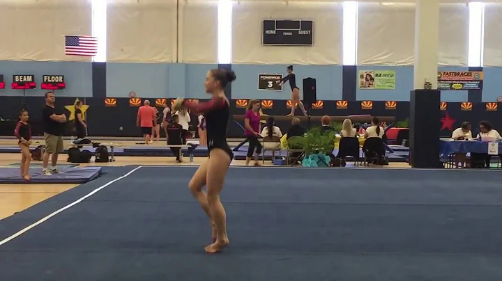 Abigail Fawcett - Arizona State Meet 2015  - Floor...
