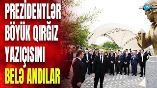 Prezident İlham Əliyevlə Japarov açılış mərasimində: liderlər MÜHÜM MESAJLAR VERDİLƏR