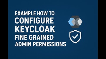 Example how to configure Keycloak fine grained admin permissions