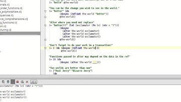 Clojure Koans 15 - Refs