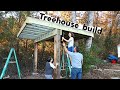 How to build a treehouse part 1 building a treehouse platform