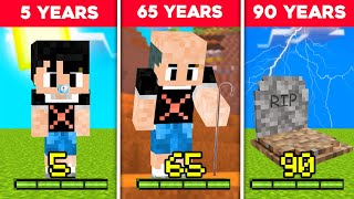 Minecraft But Your XP = Your Age