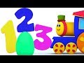 Bob o trem | aprender números e cores | vídeos educativos | Bob Fun Series | Learn Number and Colors