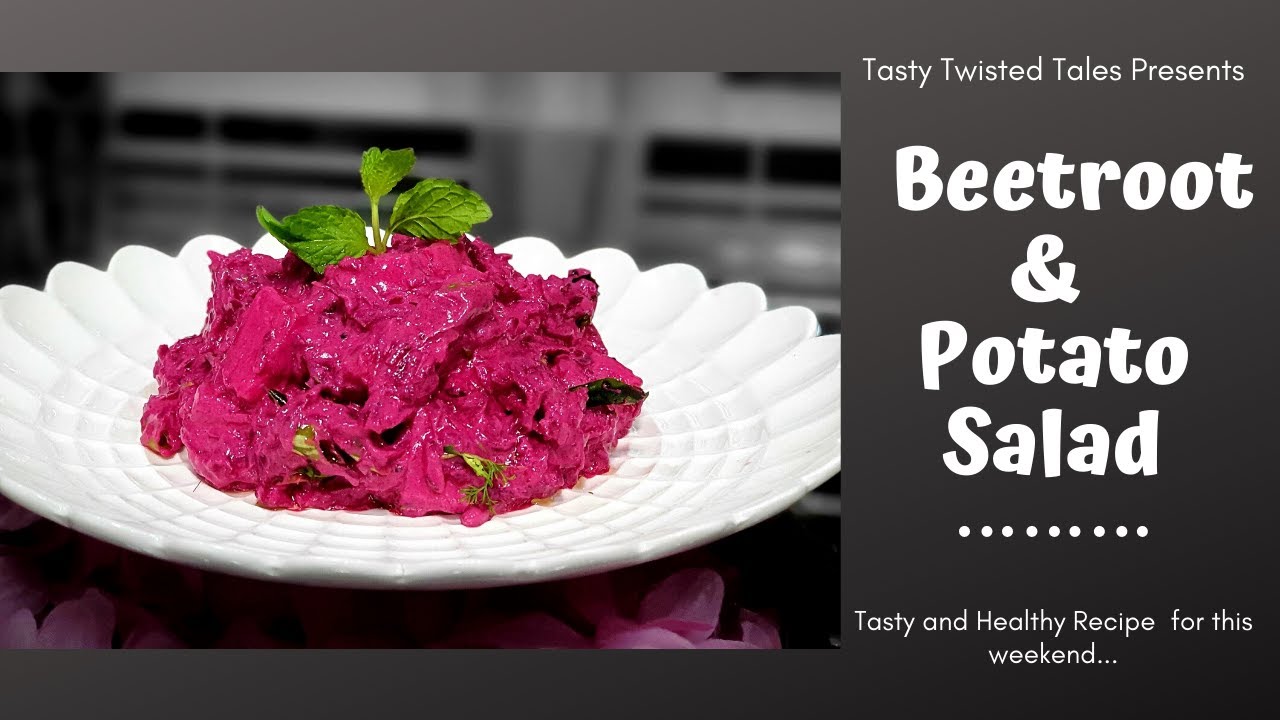 Beetroot Potato Salad | Healthy Recipes | Easy & Tasty Beetroot Salad ...