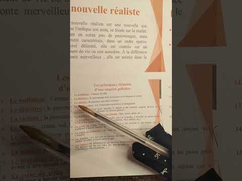 le lexique de la nouvelle policière 3ème année collège جميع مصطلحات القصة البوليسية