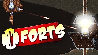 DESTROYING the FORTS MEGABOSSES! - Forts Multiplayer Gameplay