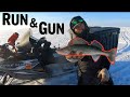 RUN & GUN WALLEYE Ice Fishing!