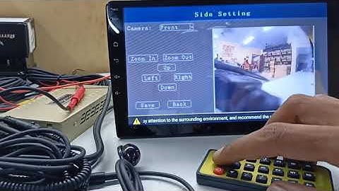 All settings of Maxxlink 360° external Camera Bird View