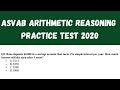 ASVAB Arithmetic Reasoning Practice Test 2020