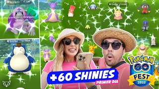 💖 ¡20 MINUTOS A PURO SHINY EN EL GO FEST GLOBAL DE POKÉMON GO! [Neludia]