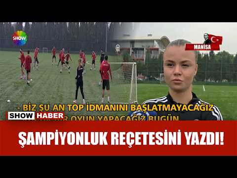 Coach Zeynep leads her first training session!