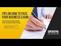 Pass your Florida Contractors Exam - Business