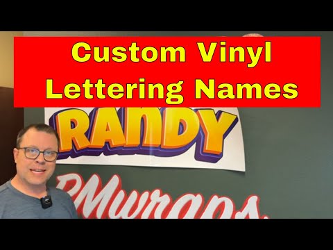 How to Install Custom Printed Vinyl Lettering on a Wall