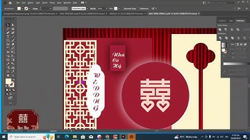 Backdrop Đám Cưới Đỏ Vàng Sang Trọng #BackdropDamCuoi #TrangTriDamCuoi