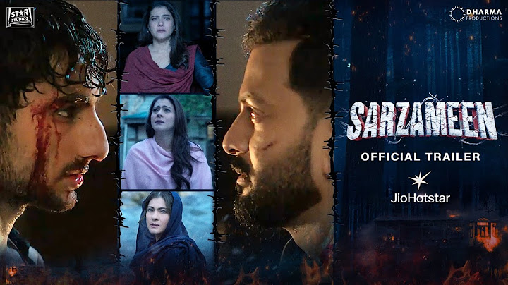 Sarzameen - Official Trailer | Releasing on July 25 |  Kajol | Prithviraj | Ibrahim | JioHotstar
