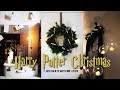 a very harry potter christmas | turning my halloween decor into christmas decor