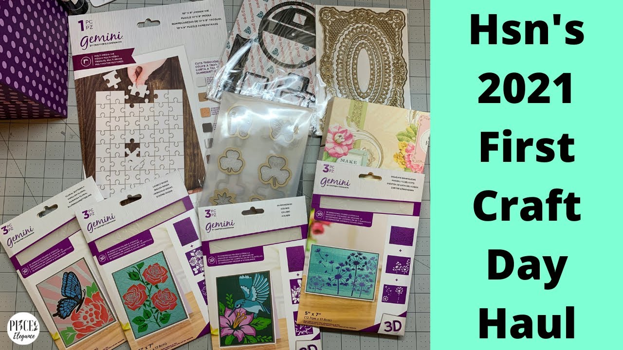 My First 2021 HSN's Craft Day Haul Part2 YouTube