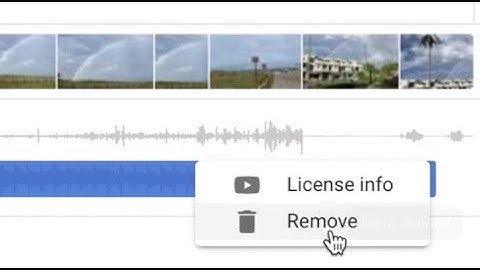 Two ways to delete music tracks in your youtube editor timeline