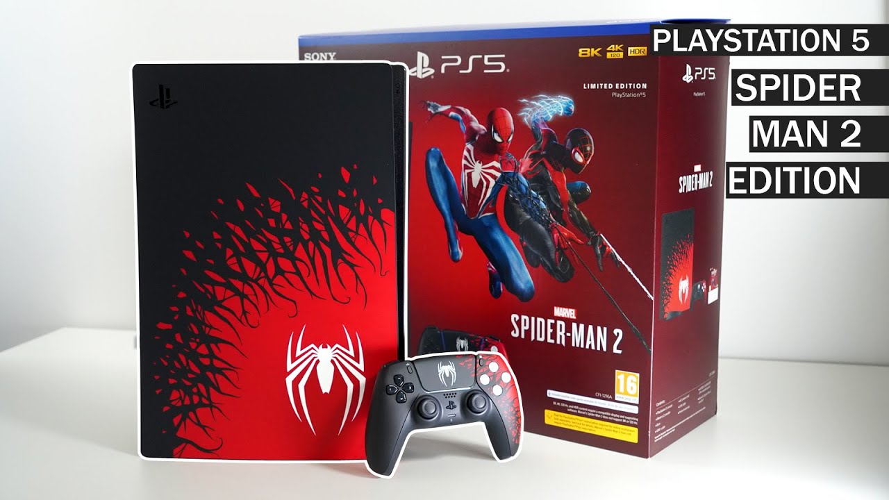 PlayStation 5 Slim Console Marvels Spider-Man 2 Bundle / Extra