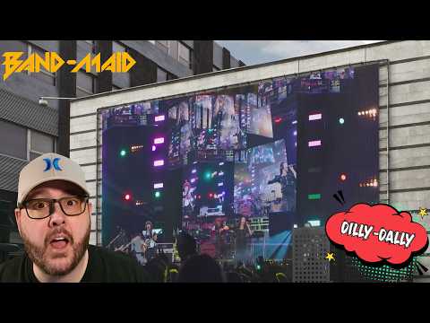 FIRST TIME REACTION, Band Maid Dilly-Dally!!