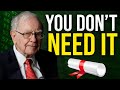 Mba is worthless  warren buffett interview on business