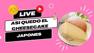 Así quedo el cheese cake japonés!!