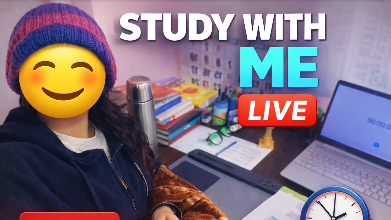 study with me ...pomodro 40/10..let's make a virtual study partners