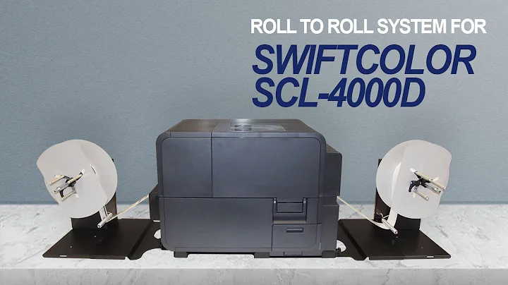 Label rewinder and label unwinder for SWIFTCOLOR SCL-4000D Label Printer